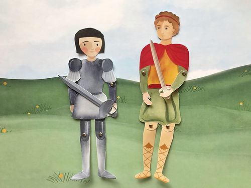 Soldier Saints Paper Puppets