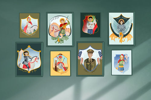 Soldier Saint Collection | 8 Print Digital Download