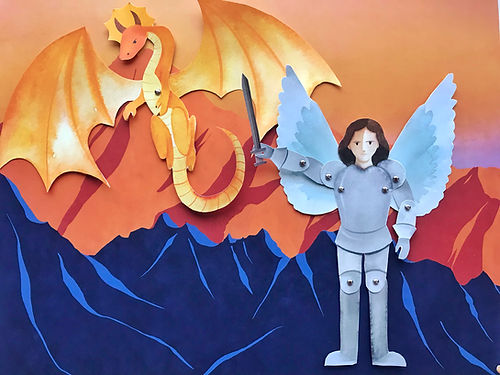 Soldier Saints Paper Puppets