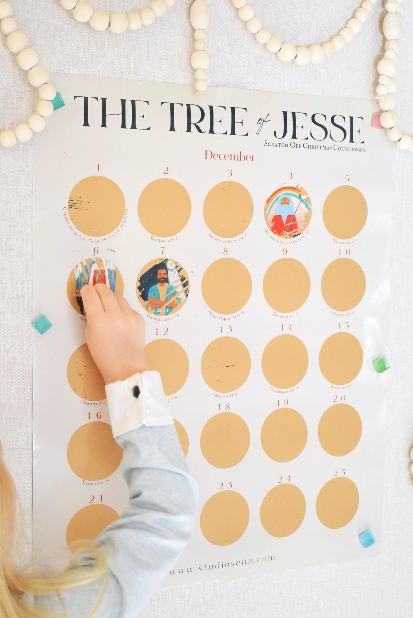 Scratch Off Jesse Tree Poster
