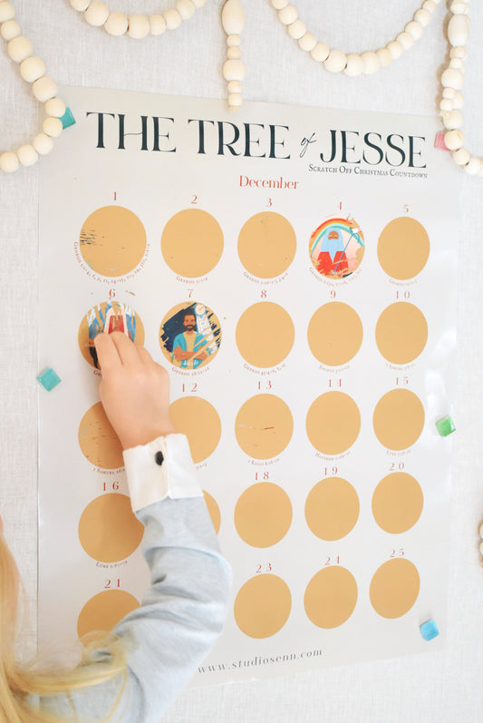 Scratch Off Jesse Tree Poster