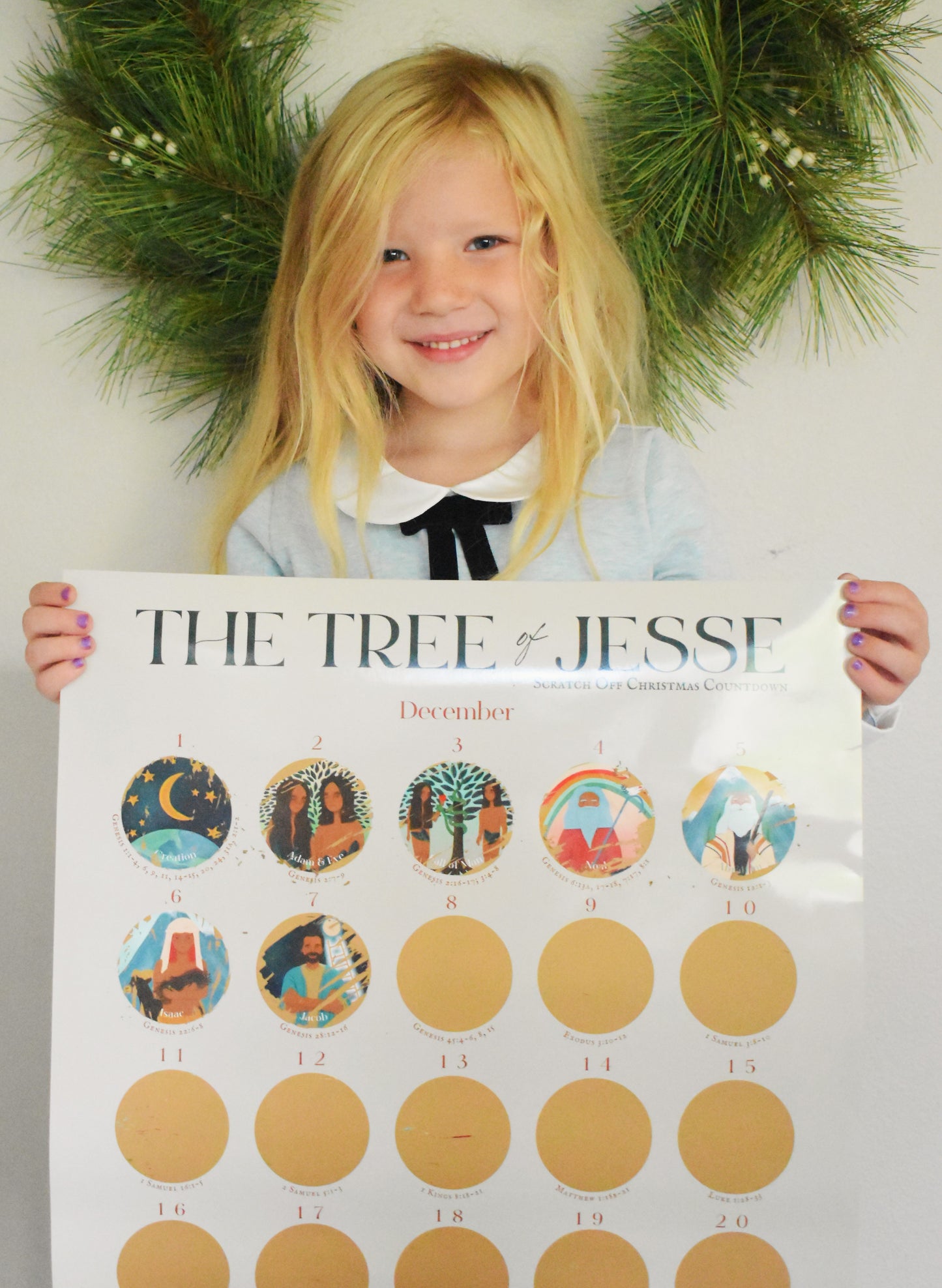 Scratch Off Jesse Tree Poster