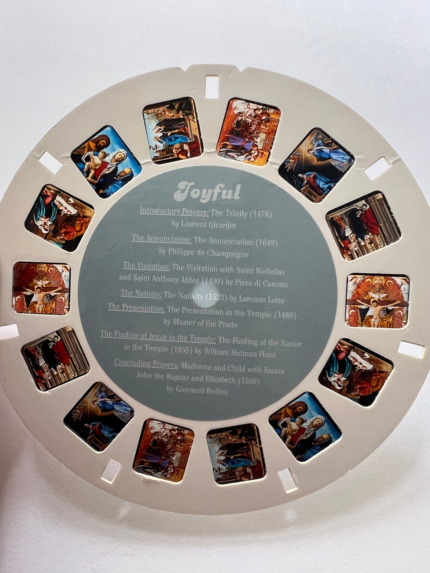 Mysteries of the Rosary View Master Cards