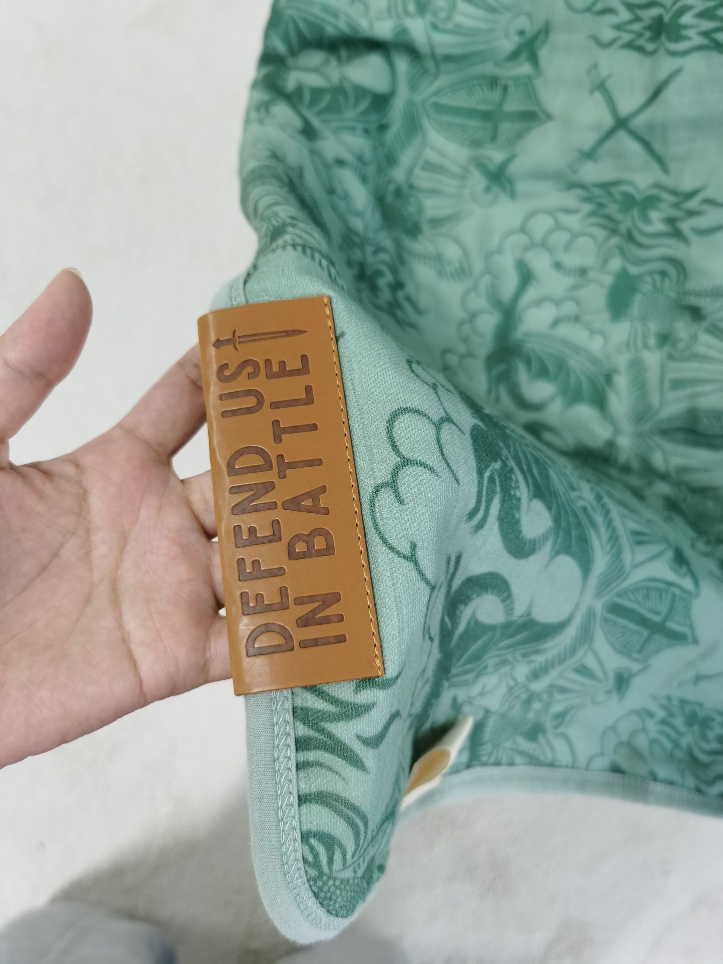 Saint Michael Muslin Blanket