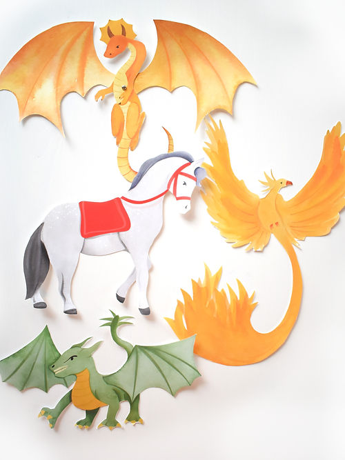 Warrior Extras Paper Puppets