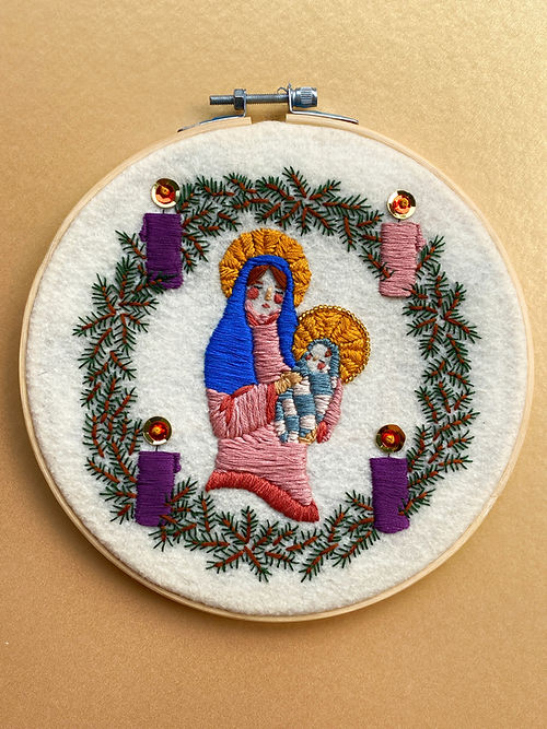 Advent 2022 Embroidery Pattern PDF