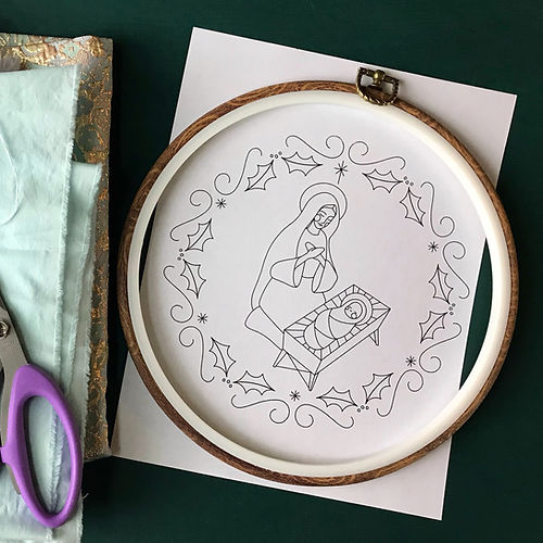 Advent 2020 Embroidery Pattern PDF