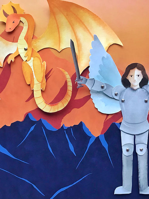 Warrior Extras Paper Puppets