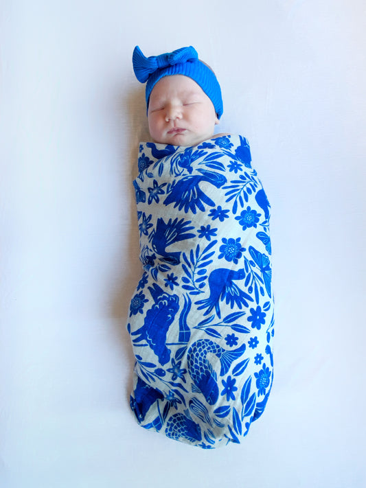 Symbols of God Otomi Muslin Swaddle